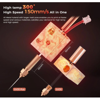 Original Sovol SV06 Plus Hotend Kit with Silicone Sock